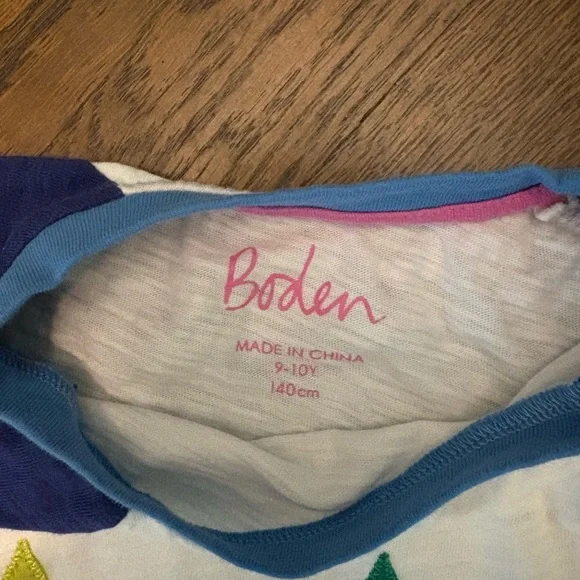 NWOT Mini Boden Kids Colorful Star Long Sleeve Shirt - Picture 2 of 3